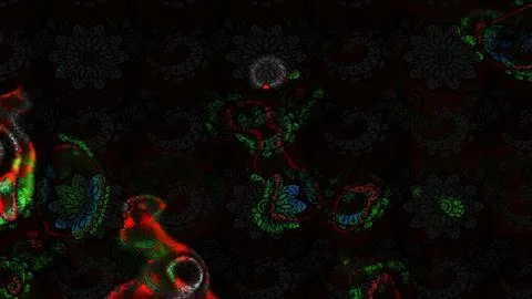 Super interesting pattern with colorful elements Stock Illustration