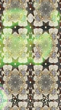 Super interesting pattern with colorful elements Illustrazione stock