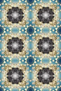 Super interesting pattern with colorful elements Stock Illustration
