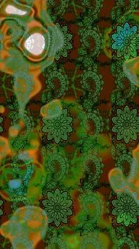 Super interesting pattern with colorful elements Stock Illustration