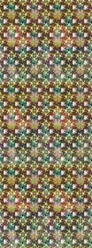 Super interesting pattern with colorful elements Illustrazione stock