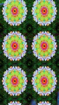 Super interesting pattern with colorful elements Illustrazione stock