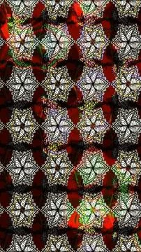 Super interesting pattern with colorful elements Stockillustratie