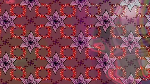 Super interesting pattern with colorful elements Stock Illustration