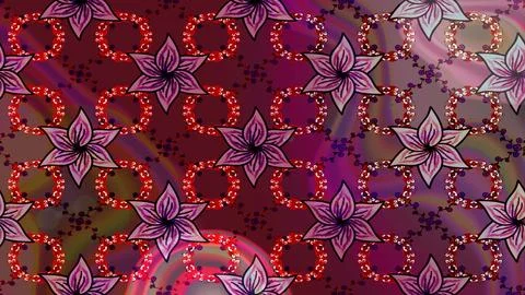 Super interesting pattern with colorful elements Stock Illustration
