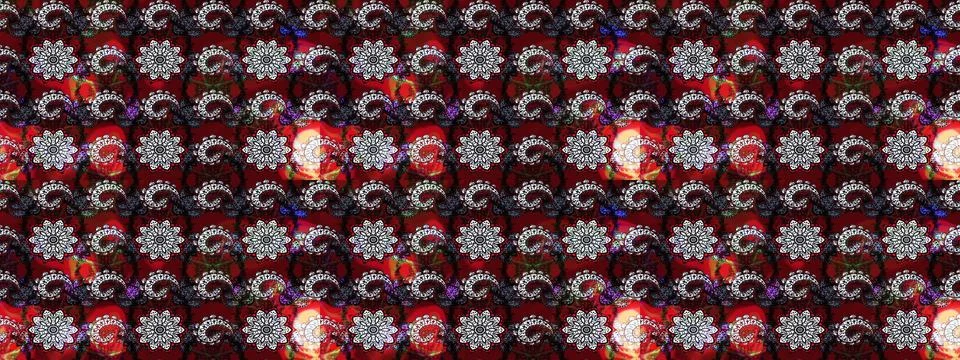 Super interesting pattern with colorful elements Stock Illustration
