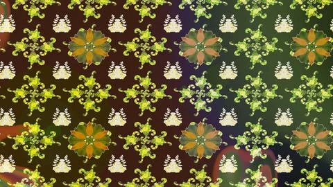 Super interesting pattern with colorful elements Stockillustratie