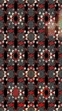 Super interesting pattern with colorful elements Stockillustratie