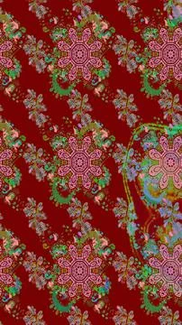Super interesting pattern with colorful elements Stock Illustration