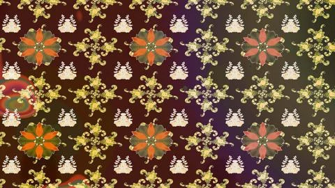 Super interesting pattern with colorful elements Stock Illustration