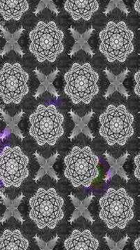 Super interesting pattern with colorful elements Stock Illustration