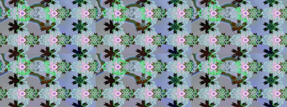 Super interesting pattern with colorful elements Stock Illustration