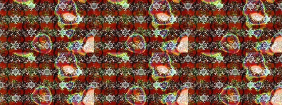 Super interesting pattern with colorful elements Stock Illustration