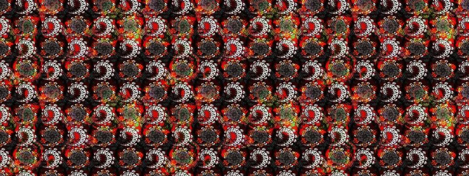 Super interesting pattern with colorful elements Stockillustratie