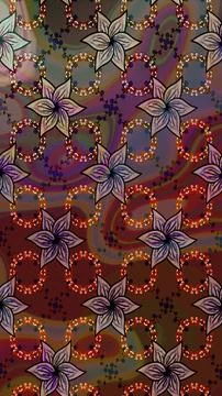 Super interesting pattern with colorful elements Stockillustratie