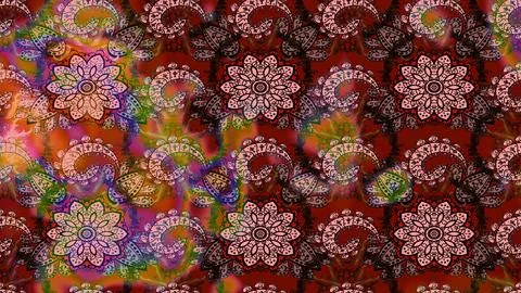 Super interesting pattern with colorful elements Stock Illustration