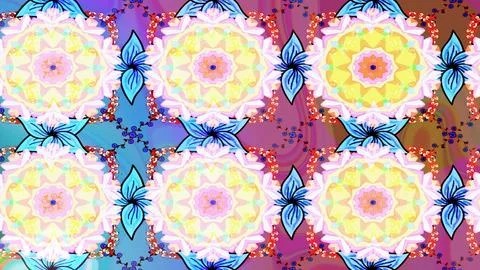 Super interesting pattern with colorful elements Stockillustratie