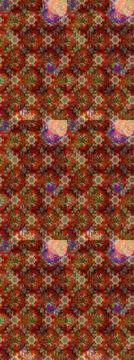 Super interesting pattern with colorful elements Stock Illustration