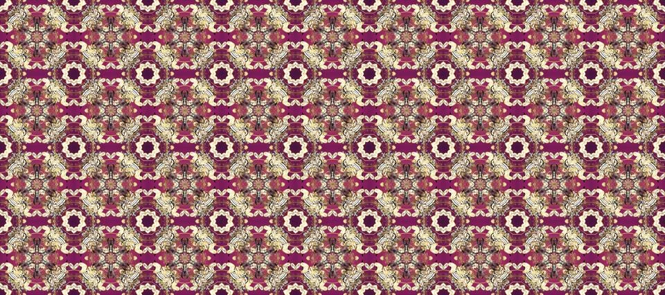 Super interesting pattern with colorful elements Stock Illustration