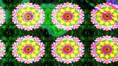 Super interesting pattern with colorful elements Illustrazione stock