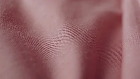 Super macro texture of pink fabric. Wool Texture concept. Video stock 140626947