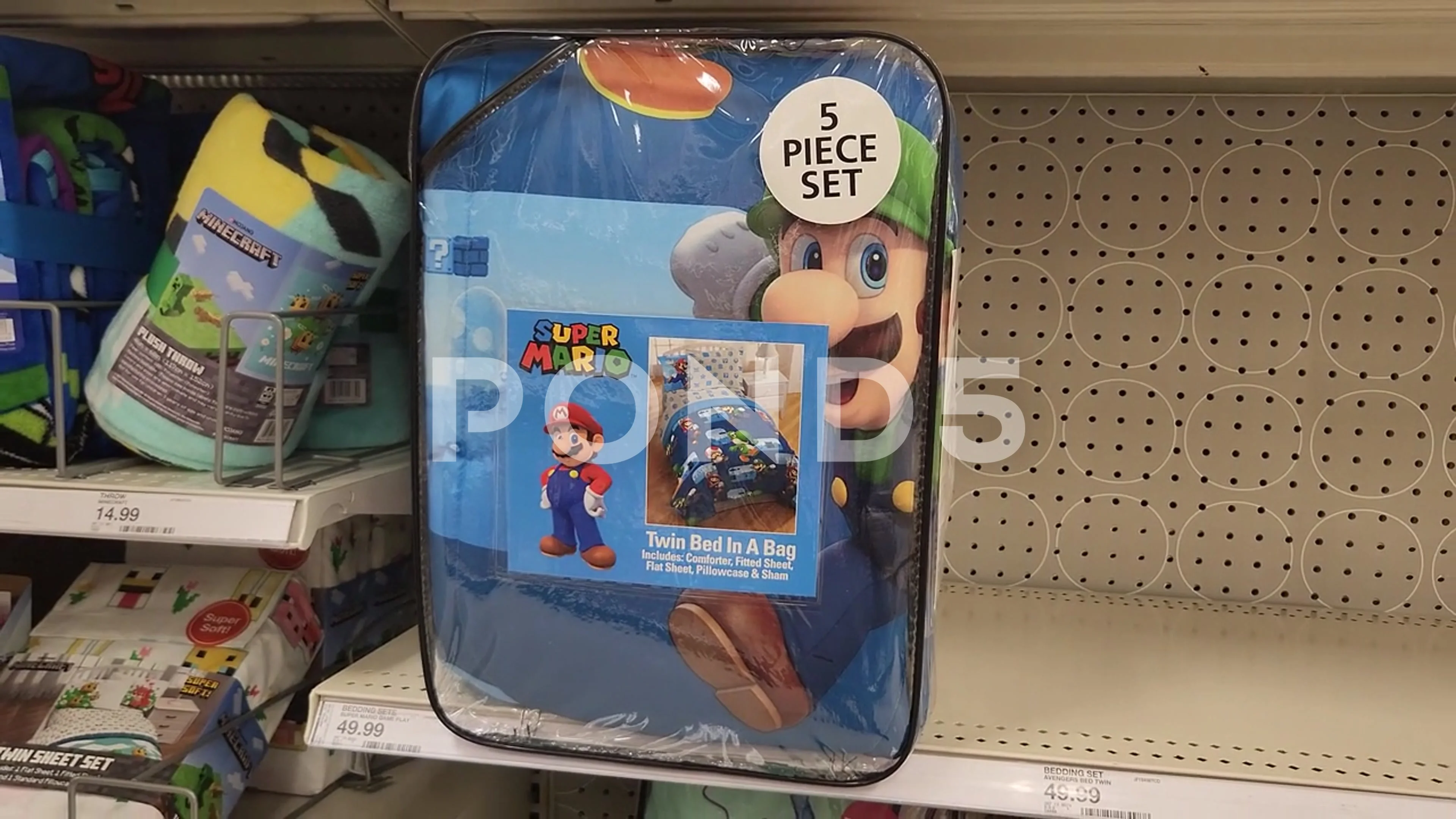 Mario discount plush blanket