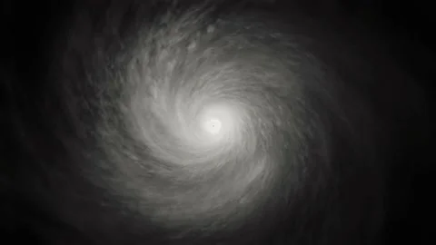 Super massive black hole rotation Loop . 4K Rotating black hole, Stock Footage 142414858