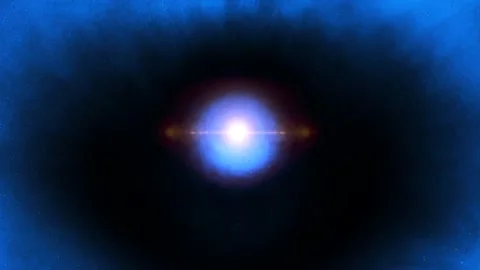 Super massive black hole rotation Loop . 4K Rotating black hole Stock Footage 145842692