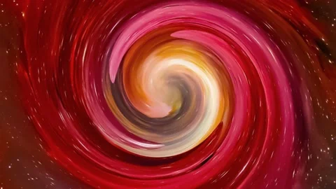 Super massive black hole rotation Loop . 4K Rotating black hole. Stock Footage 172338020