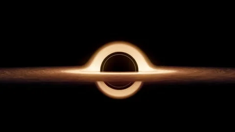 Super massive black hole rotation Loop on 4K abstract animation. Rotating b.. Stock Footage 243989976