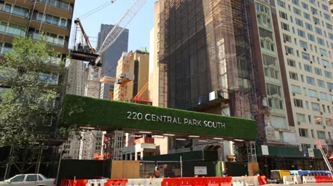 Super Mega Tower Under Construction HD Stock Footage 62968914