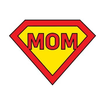 Super mom Stock Illustration