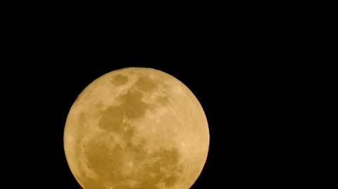 Super Moon 2011 750mm Stock Footage 1993054