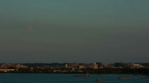 Super Moon 4K. Stock Footage 40745852