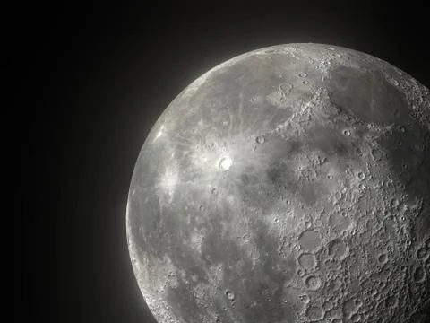 Super Moon Close Up Stock Photos