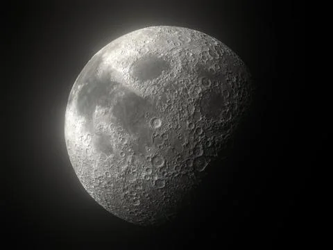 Super Moon Close Up Stock Photos