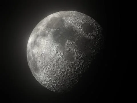 Super Moon Close Up Stock Photos