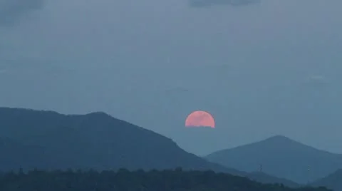 Super Moon 库存影片 12273911