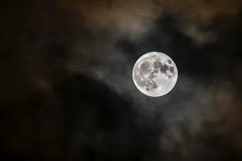 Super moon - full moon Foto stock