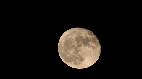 Super Moon November 14 2016 Largest Full Moon Since 1948 Close, 4K Stock Footage 83696648