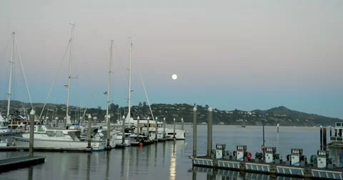 Super Moon over Tiburon, CA 動画素材 288508083