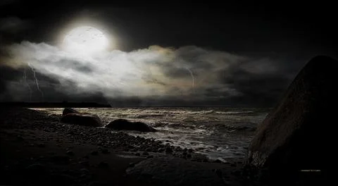 Super Moon Stock Photos