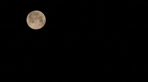 Super Moon Scotland Stock Footage 54162713