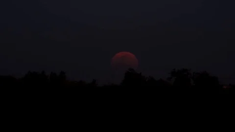 Super moon time elapsed mode Video stock 110731454