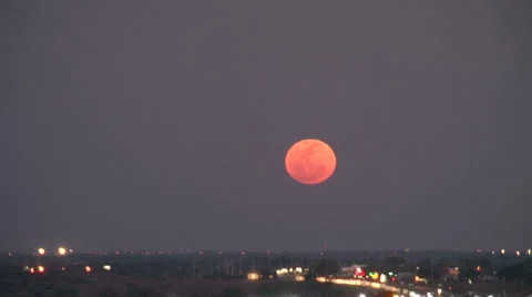 Super Moon VARI Speed-01 Stock Footage 2858817