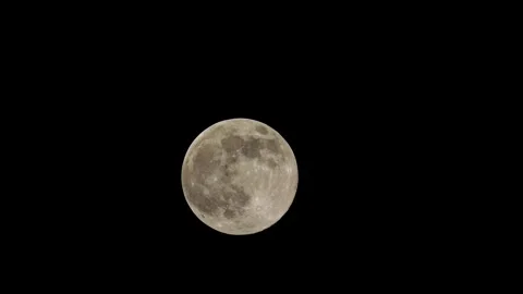 Super moonA high-resolution time-lapse video frame capturing a vast supermoon Stock Footage 320550006
