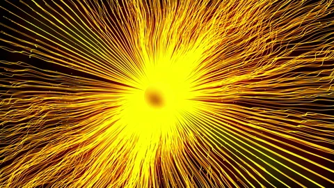 Super Nova and Particle with circle  concept. Stock Footage 156270981