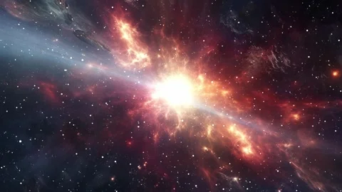 Super Nova Star Explosion In The Deep Space Universe Video stock 267002959