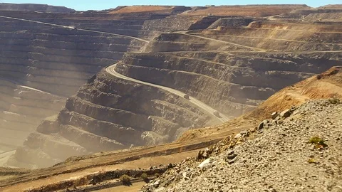 Super Pit Trucks long shot Stock Footage 101210877