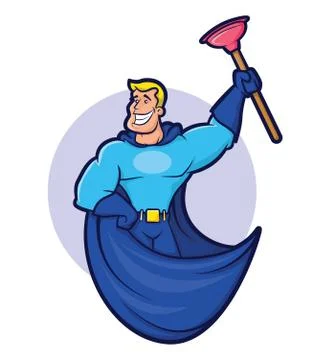 Super plumber Stock Illustration